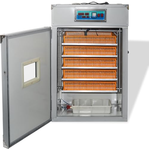 440 Egg Digital Cabinet Incubator，Poultry Hatching Breeding Cabinet Incubator for Auto Egg Turning, Temp/Humidity Control, Thermostatic for Chicken/Duck/Goose/Quail Bird. - size: 440 eggs 260L