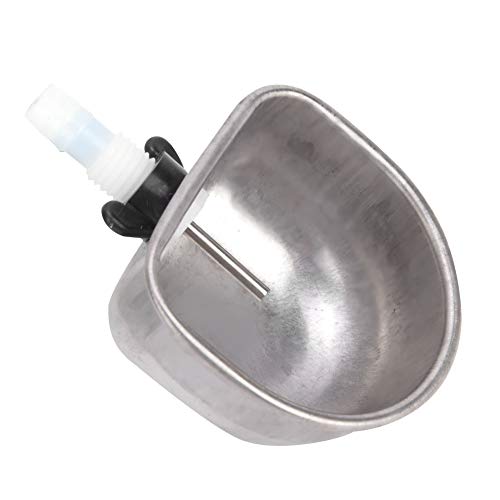 Rabbit Drinking Water Bowl,10 Sets Stainless Steel Rabbit Drinker,Rabbit Breeding Equipment Anti Scratch Stainless Steel Nipple Drinking(Fission) - size: fission
