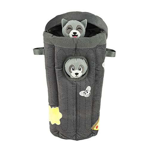 Outward Hound Hide A Raccoon Plush Dog Toy Puzzle - color: Raccoon