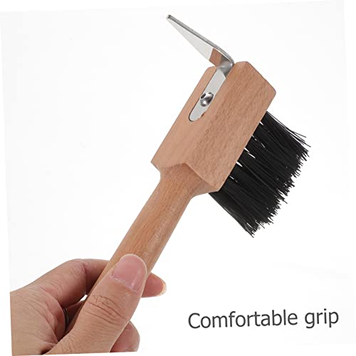 Cattle Horse Hoof Brush Hoof Trimmer Tool for Grooming Ergonomic Handle Smooth Edges Donkeys and Livestock Care