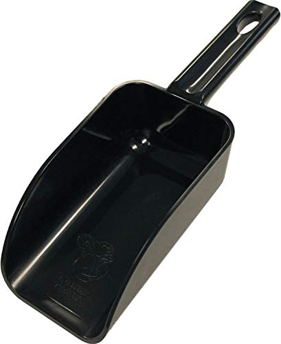 Bully Tools Poly Hand Scoop - 3.5 Inch Hand Scoop for Sand, Soil, Bird Feed, Dogfood, & Other Materials - Multipurpose Large Scooper for Everyday Tasks in Greenhouse, Garden & Home - Made in The USA