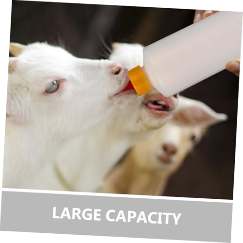 HANABASS 2sets Goat Feeding Supplies Sheep Milk Bottle Multi-Purpose Feeder for Newborn Animals Easy Transport Maintainable Nursing Bottles