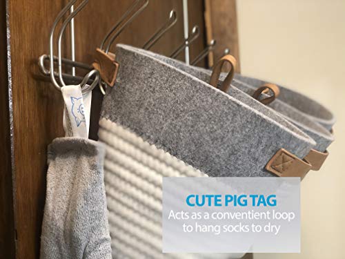PIG Dryer-Safe Reusable Water Absorbent Sock - 2 Pack - 3" x 38" - Absorbs Up to 34 oz per Sock - Beige - PM50687 - color: Beige, style: 2-Pack