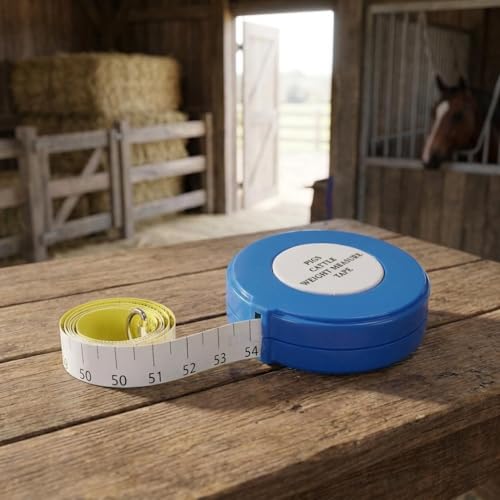 Animal Weight Measuring Tape for Cattle and Pig 250cm Soft Livestock Body Tape Measure for Farm Use