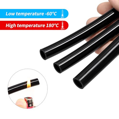 Silicone Tubes,9.84Ft 9/32" ID×23/64" OD (7mm×9mm) Black Food Grade Silicone tubing,For Food Grade Soft Milk Beer Drink,Home Brewing Wine making, Engine,Fish Tank Air Pump - color: Black, size: 7mm×9mm