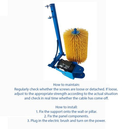 110V Electric Cow Body Brush Swing Type Rotating Bovine Body Brush Automatic Massage Scratch Brushes