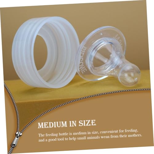IMIKEYA 10pcs Piglet Feeding Bottle Small Sheep Milk Bottles Silicone Pacifier for Month Old Bulk