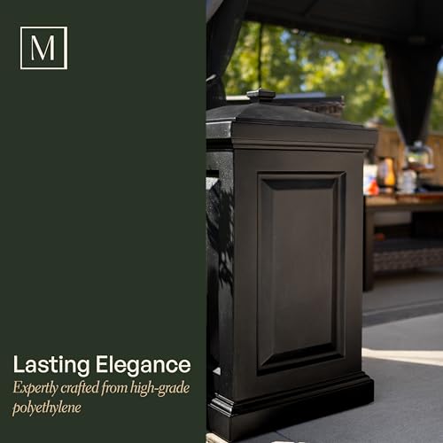 Mayne Berkshire Multi-Purpose Storage Bin - 20in x 20in x 38in - 45 Gallons of Storage Capacity - Polyethylene (4835-B)