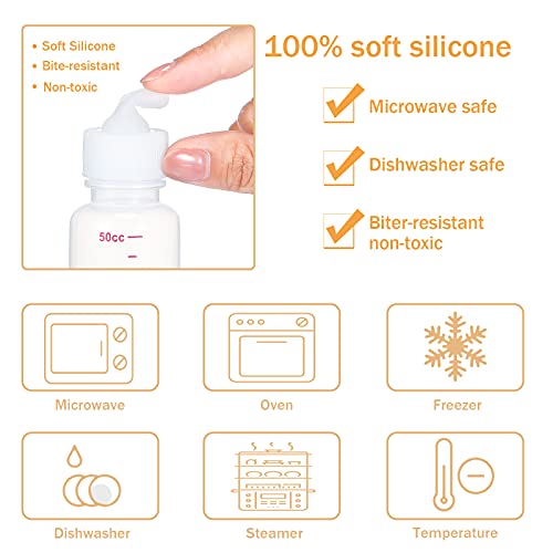 Sadnyy 17 Pcs Kitten Bottle Feeding Set Pet Nursing Kit Puppy Bottles for Nursing Milk with Syringes Silicone Nipples, Cleaning Brushes Nipple for Newborn Pet Dog Rabbit Goat Small Animals