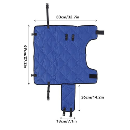 Thickened Oxford Cloth Calf Jacket, Water Calf Vest with Adjustable Elasticity, Winter Warm Clothes for Livestock, Suitable for Horse, Cow