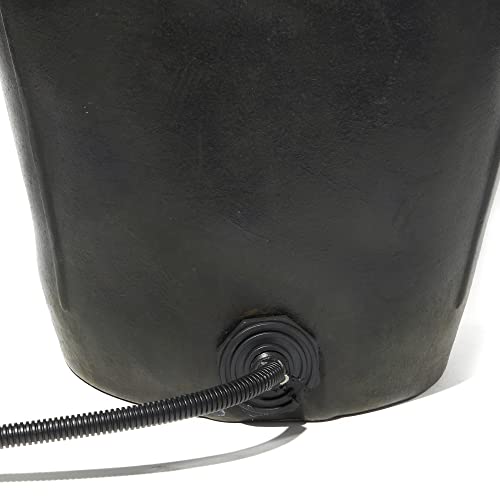 Farm Innovators FB-15R 4.5 Gallon Rubber 90 Watt Heated Bucket w/Built in Thermostat to Resist Cold (4 Pack) - color: 4.5 Gallon, size: 4 Pack