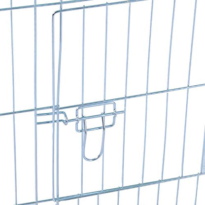 71" x 30" NO Rust Stainless Galvanized Steel Foldable Outdoor Indoor Chicken Coop Run Metal Pet Hutch Enclosure Small Animal Playpen Waterproof Cover for Rabbits Chickens - style: 71" x 30"