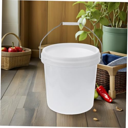 Airtight Food Grade Storage Bucket Thickened Plastic Container with Lid for Pet Food Livestock Feed Water and More Multi Use Sealed Bucket for Home and Outdoor