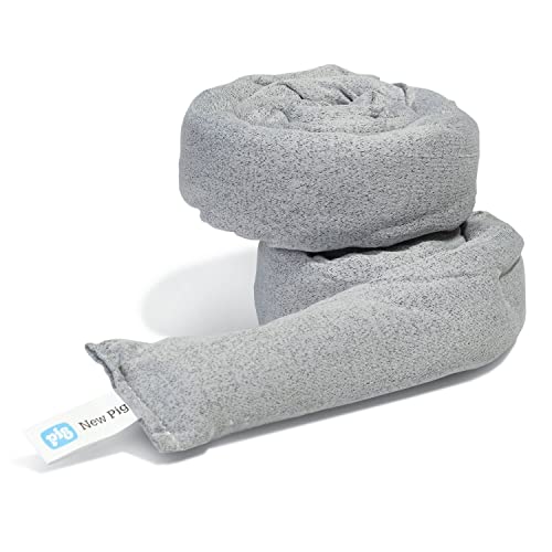 PIG Dryer-Safe Reusable Water Absorbent Sock - 2 Pack - 3" x 38" - Absorbs Up to 34 oz per Sock - Gray - PM50672 - color: Gray, style: 2-Pack