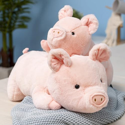 Weighted Stuffed Animals, 5lbs Weighted Pig Stuffed Animal Cute Pig Plush Animals Hugging Pillow Toy Gifts for Adults and Kids, 24.9 inch - size: 24.9 inch