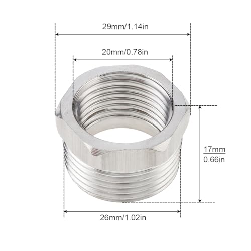 Float Valve, 304 Stainless Steel 1/2inch to 3/4inch Auto Fill Shut Off Water Float Valves Fully Automatic Water Level Control for Water Tank, Pool, Tower, Livestock Troughs - style: Style 1