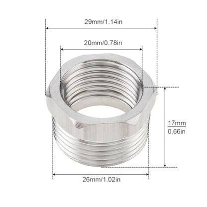 Float Valve, 304 Stainless Steel 1/2inch to 3/4inch Auto Fill Shut Off Water Float Valves Fully Automatic Water Level Control for Water Tank, Pool, Tower, Livestock Troughs - style: Style 1