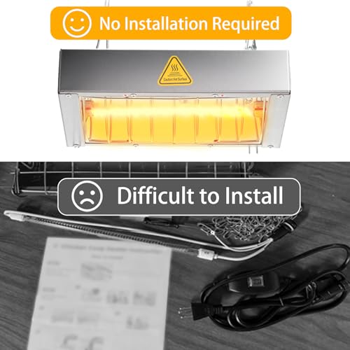 400W Chicken Coop Heater Bulb, Replacement Bulb Accessories for Chicken Heat Lamp, Brooder Heater Tubes for Chicks, Poultry, Pets, 1 Pack - color: Bulb 400W - 1 Pack