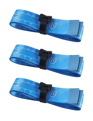 Harrison Howard Horse Tape Measure Weight Precise Measurement for Horses Portable Height & Weight 3/Pack 6.6 Feet Tape -Blue *3 - color: Sky Blue