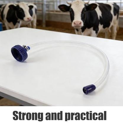 Calf Tube Feeder Lamb Nursing Hose Goat Milk Feeder Soft Feeding Tube for Newborn Livestock Liquid Dosing Attachment for Farm Animal Care 21.65 in