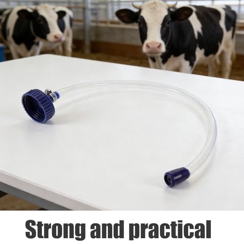 Calf Feeder Tube Lamb Drink Feeder Nursing Milk Hose Flexible Plastic Hose for Cow Goat Milk 21.65In Dosing for Newborn Livestock Feeding