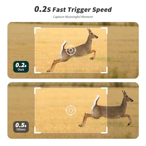 SEHMUA Trail Camera 3 Packs, AI Animal Detection Cellular Trail Cameras, Live Streaming Game Camera Built-in 4G LTE SIM Card with Unlimited Data Plan, Motion Activated Trail Cam IP66 Waterproof - size: 2K Live 3Packs