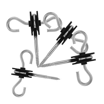 BESPORTBLE 4pcs Electric Fence Insulator Kit for Cattle and Ranch Fencing Weather-Resistant Design for Secure Connections and Versatile Use in All Climates