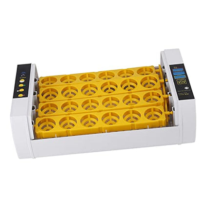 24 Egg Digital Incubator with Automatic Turner, LED Humidity Display for Chicken Duck Goose Bird Hatching
