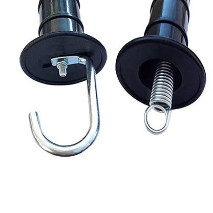 2pcs Fence Gate Handles, Safe Electric with Spring Fence Gate Handle Durable Garden Supplies Stable