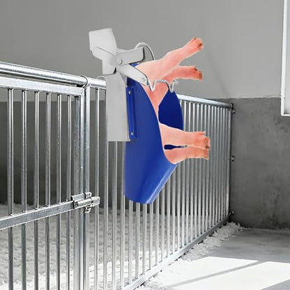 Pig CastRodention Tool & Piglet CastRodention Device, Stainless Steel CastRodention Rack with Position Restraint System, Livestock Breeding Equipment for Farm Swine Management and Animal Husbandry