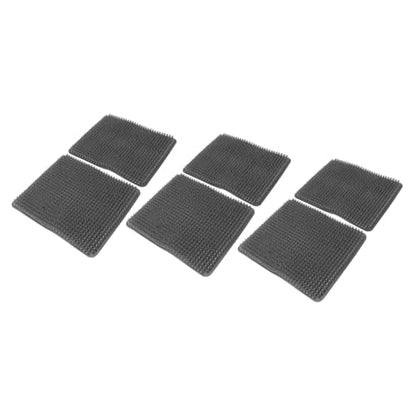 Aramox 6 Pack Washable Chicken Nesting Pads, Breathable Reusable Nesting Box Liners for Laying Hens, with PE Material for Chicken Coop Poultry Boxes (Gray) - color: Gray