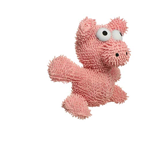 MIGHTY® 2 Pack Microfiber Large Pig Ultra Durable Plush Dog Toy | Multiple Layers & Reinforced Seams , Washable and Floats , Mighty® Construction - color: 2PK Pink Pig