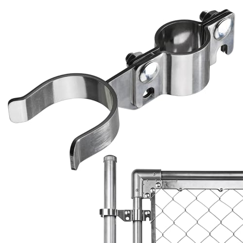 1-3/8" x 1-7/8" Chain Link Gate Latch Heavy Duty Stainless Steel Fence Gate Fork Latch Hardware with Padlock Hole 1pcs - color: 1-3/8"x1-7/8"