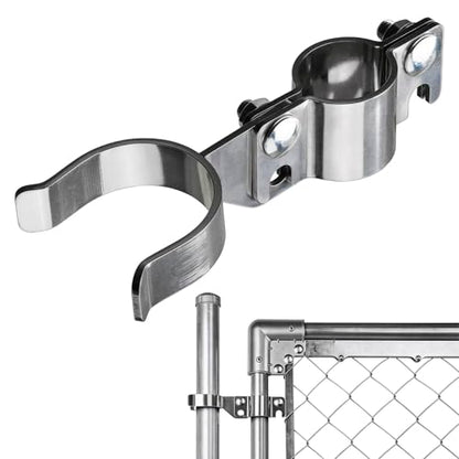 1-3/8" x 1-7/8" Chain Link Gate Latch Heavy Duty Stainless Steel Fence Gate Fork Latch Hardware with Padlock Hole 1pcs - color: 1-3/8"x1-7/8"