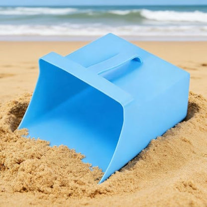 Large Feed Scoop, Enclosed Bucket Design, 21x24.5x10.5cm, Livestock Feed Side Handle Scoop, Animal Feeding Shovel, Sturdy Edges, for Bird Horse Goat Sheep Cattle Restaurant Kitchen
