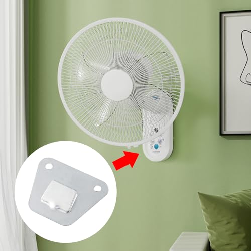 Crapyt 6 PCS Wall Fan Mounting Bracket Wall Fan Support Hook Kit Support Hook for Wall-Mount Fan for Wall-Mount Fan and Range Hood 2.91"×2.36"