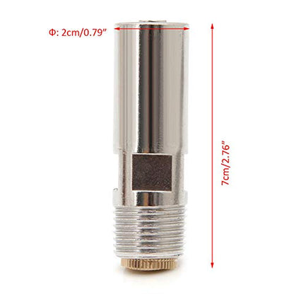 Lavandi 5pcs 1/2" NPT Stainless Steel Livestock Pig Drinking Water Equipment Faucet Automatic Pig Nipple Drinker for Sows Piglets Drinking(5pcs)