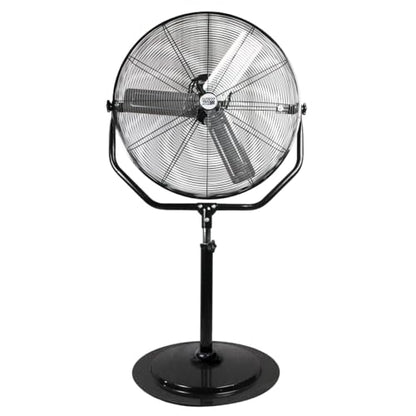 Maxx Air Industrial 30" Pedestal Fan, Powerful Heavy Duty Commercial Fan for Warehouses, Factories, and Large Spaces, Adjustable Height, Durable Construction, High Velocity Air Circulation