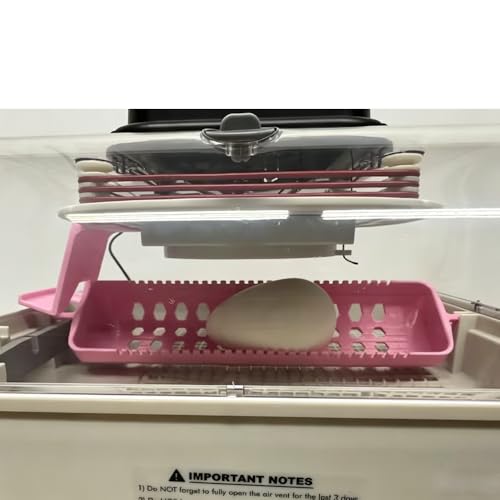 Extra Large Egg Basket for Maticoopx 30& Kufika 24 Incubator – Holds Large Turkey, Goose & Peafowl Eggs (Up to 2.5”), Replacement Tray Insert for Automatic Egg Turner (2 Pink Egg Baskets) - color: 2 pink egg baskets