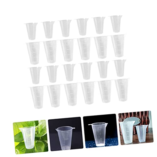 40pcs Farm Measuring Cup Accurate Liquid Measuring Tools Plastic with Scales for Garden Orchard Use and Leakproof Design