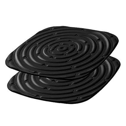 2Pack Washable Chicken Nesting Pads for Chicken Coops, Nesting Boxes Pads, Reusable Hen Nest Box Pads, Black