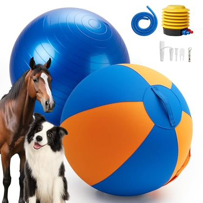 Herding Ball for Dogs 22", Durable Dual-Layer Herding Ball for Australian Shepherds, Outdoor Training Toy for Medium & Large Breeds, Ideal for Herding Dog Exercise