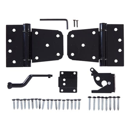 National Hardware N343-475 Self-Closing Gate Kit, Black (Pack of 5) - size: 0 (Pack of 5)