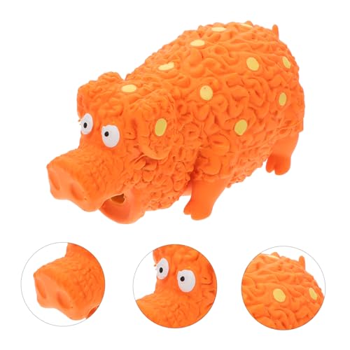 Pig Molding Dog Molar Squeaky Interactive Pet Chew Plaything for Puppies and Teething Engaging Design for Healthy Chewing and Mental Stimulation