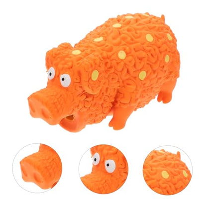 Pig Molding Dog Molar Squeaky Interactive Pet Chew Plaything for Puppies and Teething Engaging Design for Healthy Chewing and Mental Stimulation