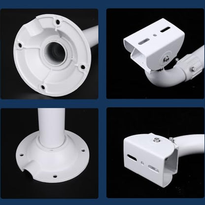 WiTi CCTV Security Camera Mount Bracket, 40CM-60CM Adjustable Wall and Ceiling Mount Bracket for CCTV IP Camera,Metal Pole Mount