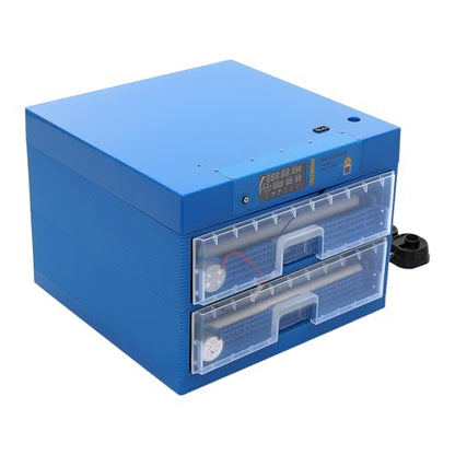 Incubators for Hatching Eggs, 128 Eggs Incubator Automatic Hatcher with Egg Turning and Humidity Control 80W for Chicken Duck Goose Bird Quail Pigeon Poultry Egg Incubator - style: 128-Egg Poultry Hatcher