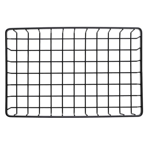 G.E.T. WB-962-MG Rectangular Metal Storage Wire Basket for Pantry, Produce and More, 9" x 6" x 2", Gray - size: 9" x 6", style: 2" Deep