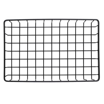 G.E.T. WB-962-MG Rectangular Metal Storage Wire Basket for Pantry, Produce and More, 9" x 6" x 2", Gray - size: 9" x 6", style: 2" Deep