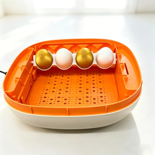 Chickcozy Incubator Duck Egg Tray — Holds 4 Duck Eggs | Replacement Inner Basket for Automatic Egg Turner (3 White Egg Baskets) - color: 3 White Egg Baskets